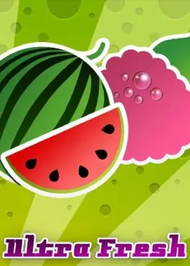 Frutta fresca con respin e simboli sticky sui rulli.